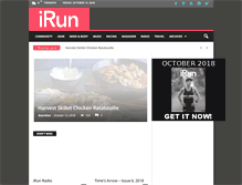 Tablet Screenshot of irun.ca